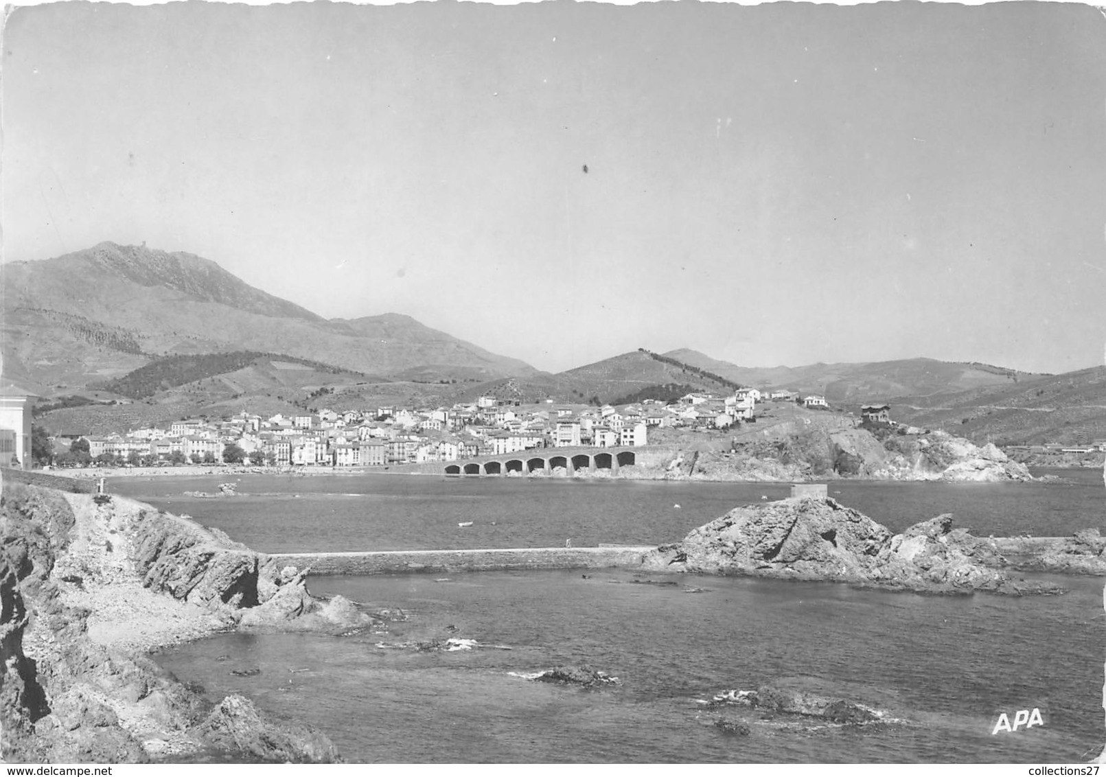 66-BANYLS-SUR-MER-  VUE PANORAMIQUE SUR LA RADE - Banyuls Sur Mer