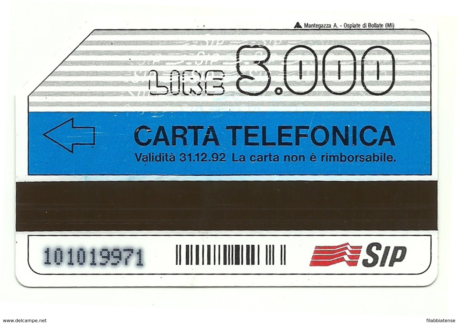 Italia - Tessera Telefonica Da 5.000 Lire N. 107 - Campagna Antiincendio, - Public Practical Advertising