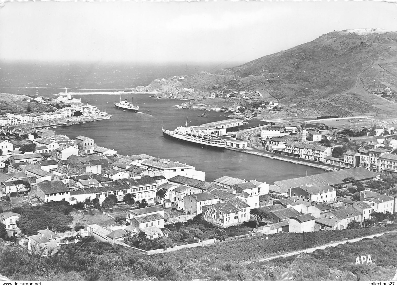 66-PORT-VENDRES- VUE PANORAMIQUE SUR LE PORT - Port Vendres