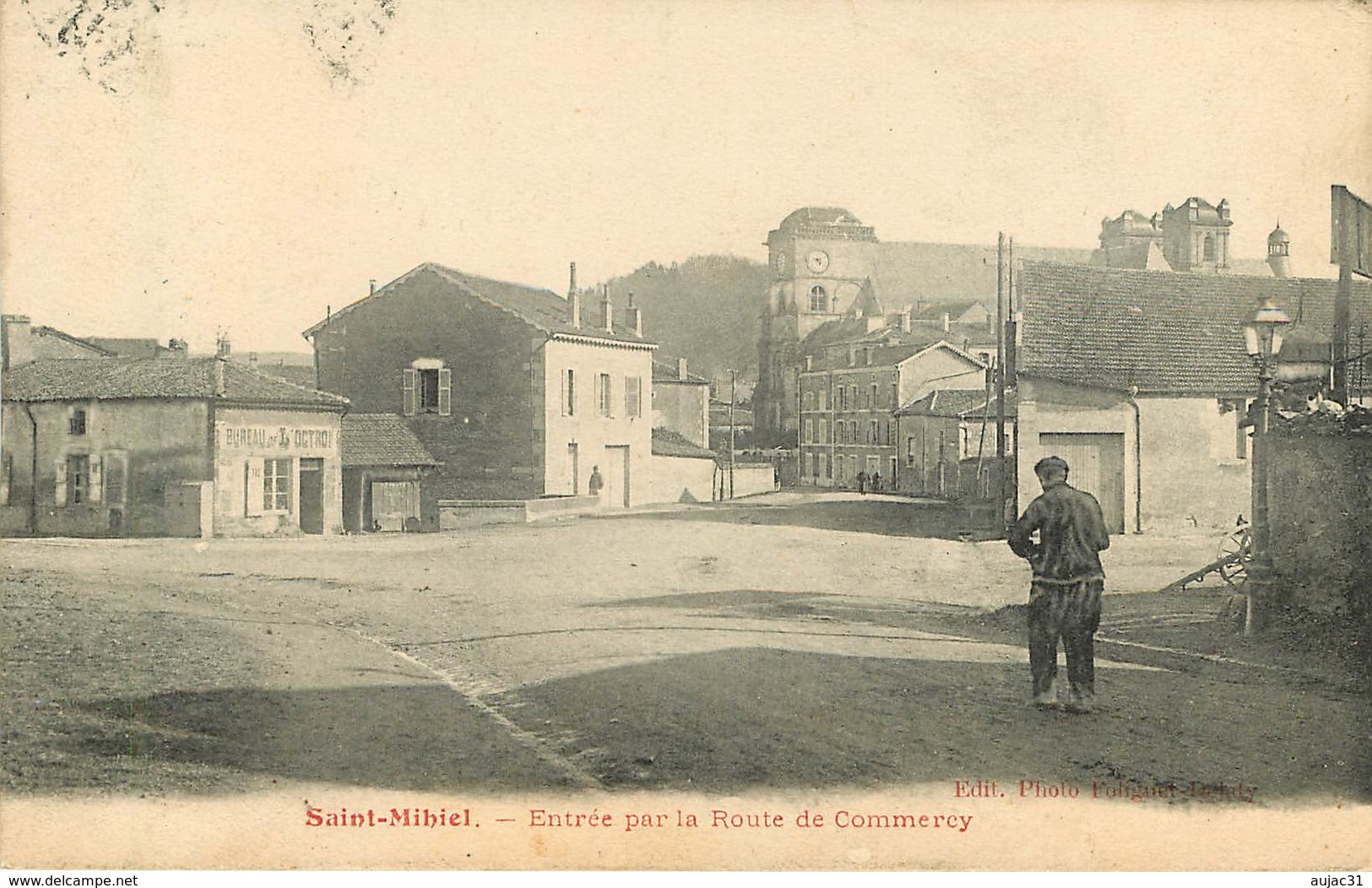 Dép 55 - Bureau De L'Octroi - St Mihiel - Saint Mihiel - Entrée Par La Route De Commercy - état - Saint Mihiel