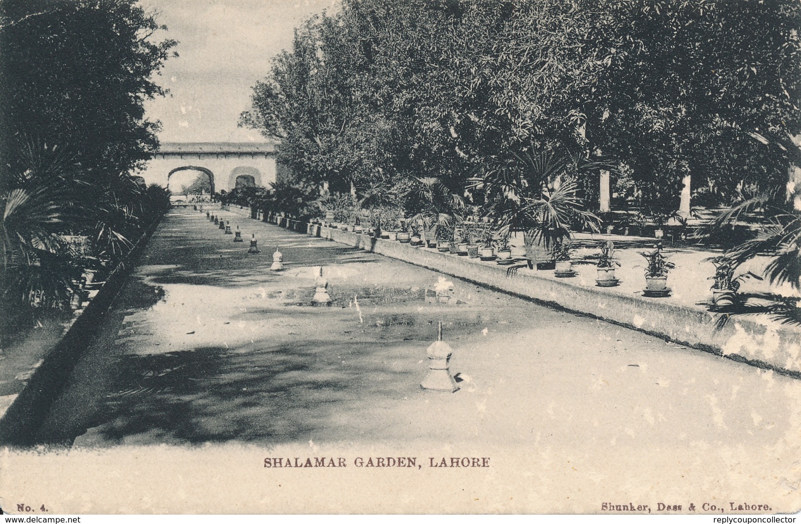 LAHORE / India (Pakistan) - 1910 , Shalamar Garden - Pakistan