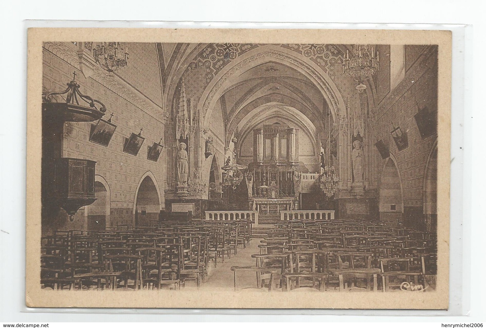 38 Isère St Saint Marcellin L'église Intérieur - Saint-Marcellin