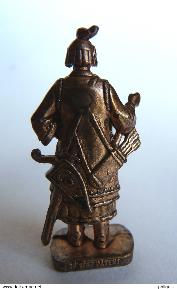 FIGURINE KINDER  METAL SOLDAT MONGOLE  4 RP 80's Cuivre - KRIEGER Mongolen (2) - Figurines En Métal