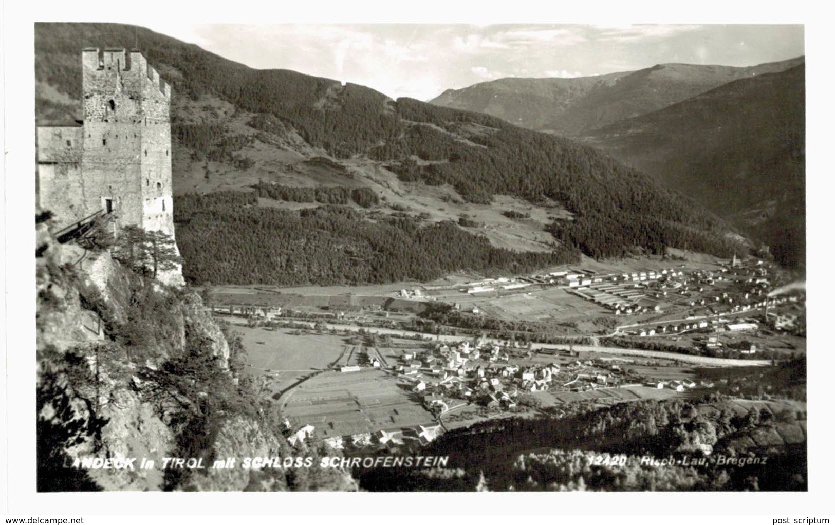 Autriche - Landeck Mit Schloss Schrofenstein - Landeck