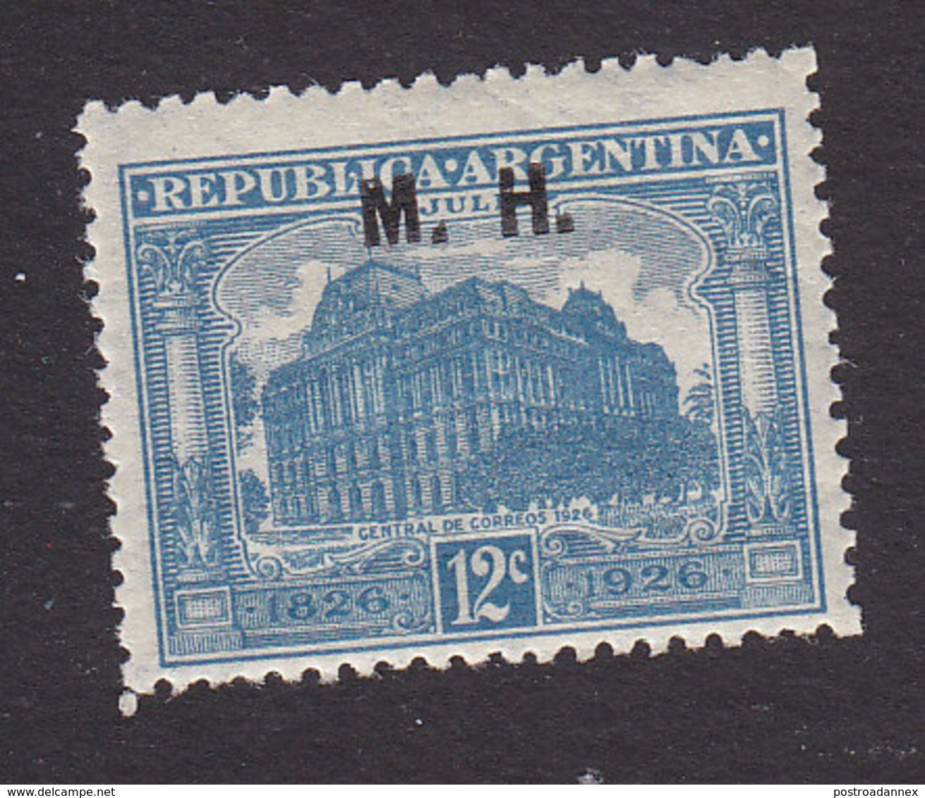 Argentina, Scott #OD134, Mint Hinged, Regular Issues Overprinted, Issued 1926 - Service