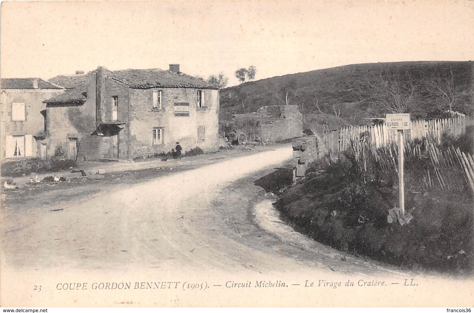 Coupe Gordon Bennett 1905 - Circuit Michelin - Le Virage Du Cratère (63) - Altri & Non Classificati