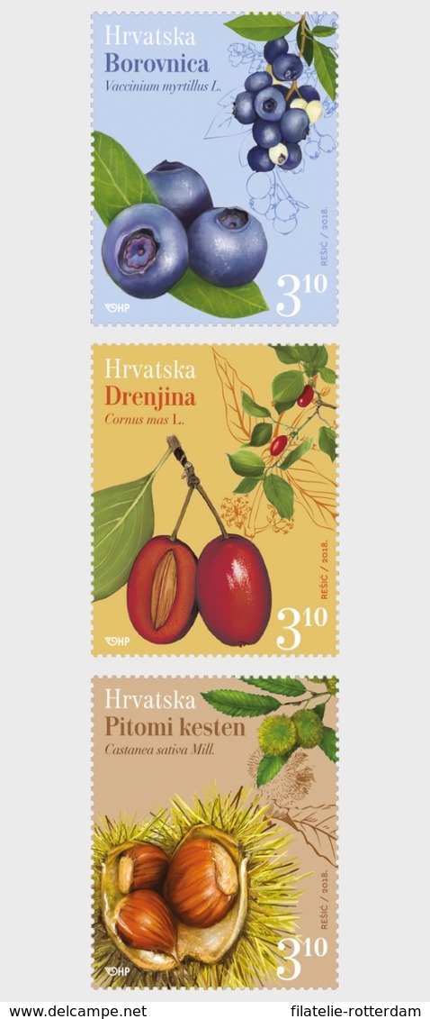 Kroatië / Croatia - Postfris / MNH - Complete Set Flora 2018 - Kroatië