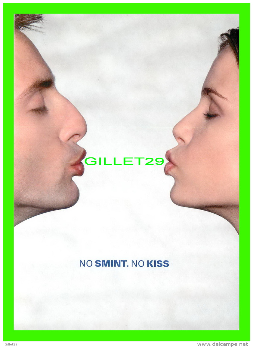 ADVERTISING, PUBLICITÉ - SMINT MINTS - NO SMINT NO KISS - GO-CARD No 6135 - - Publicité