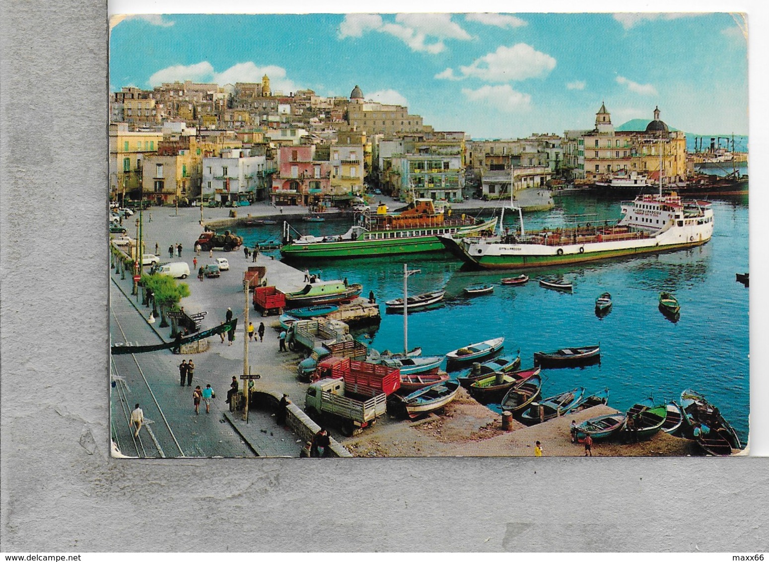 CARTOLINA VG ITALIA - POZZUOLI (NA) - Panorama E Porto - 10 X 15 - ANN. 197? - Pozzuoli