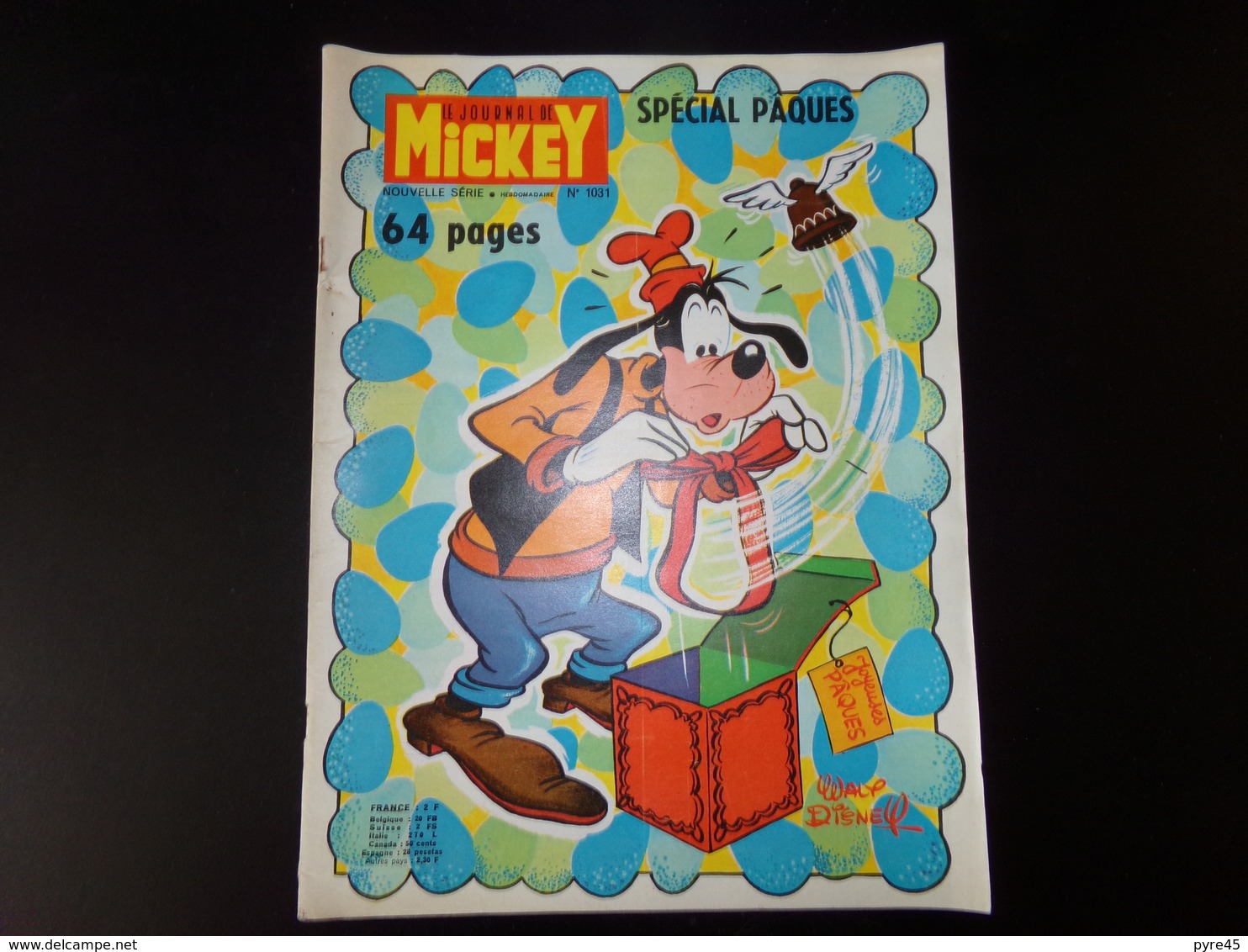 Le Journal De Mickey Nouvelle Série 1972 N° 1031 " Spécial Paques " 60 Pages - Disney