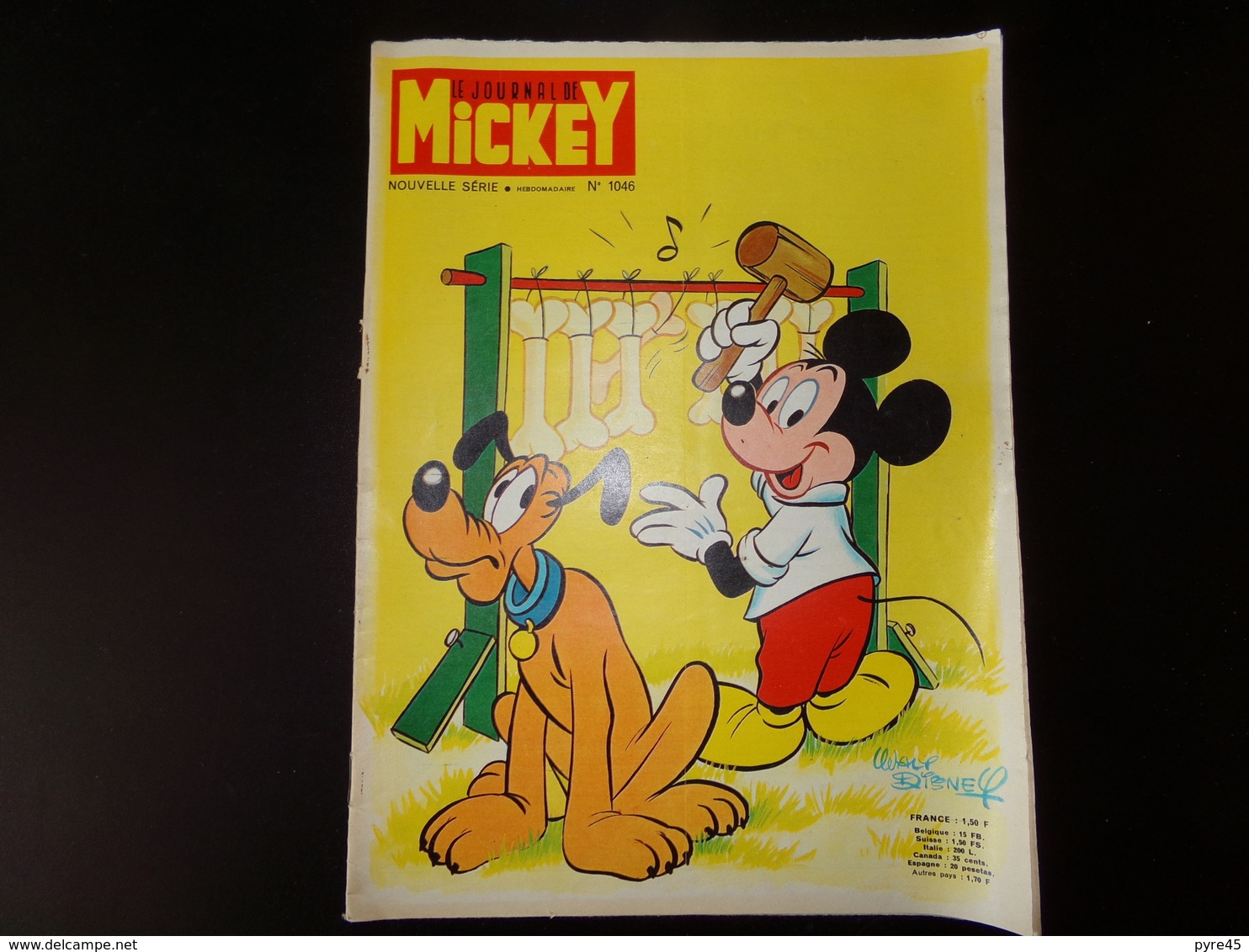 Le Journal De Mickey Nouvelle Série 1972 N° 1046 , 39 Pages - Disney