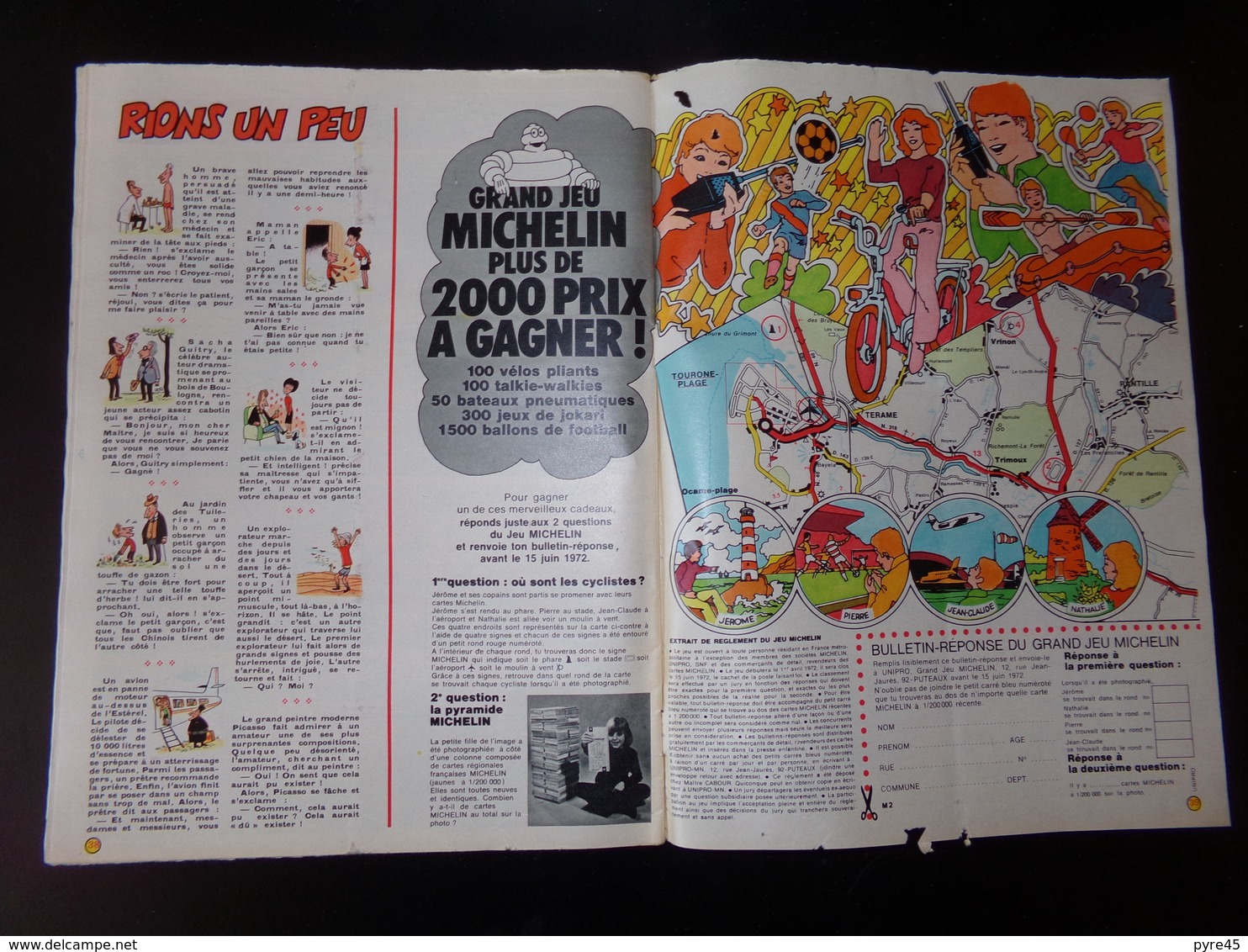 Le Journal De Mickey Nouvelle Série 1972 N° 1040 " Marie-Chantal La Victoire Au Bout Du Fleuret ? " 39 Pages - Disney