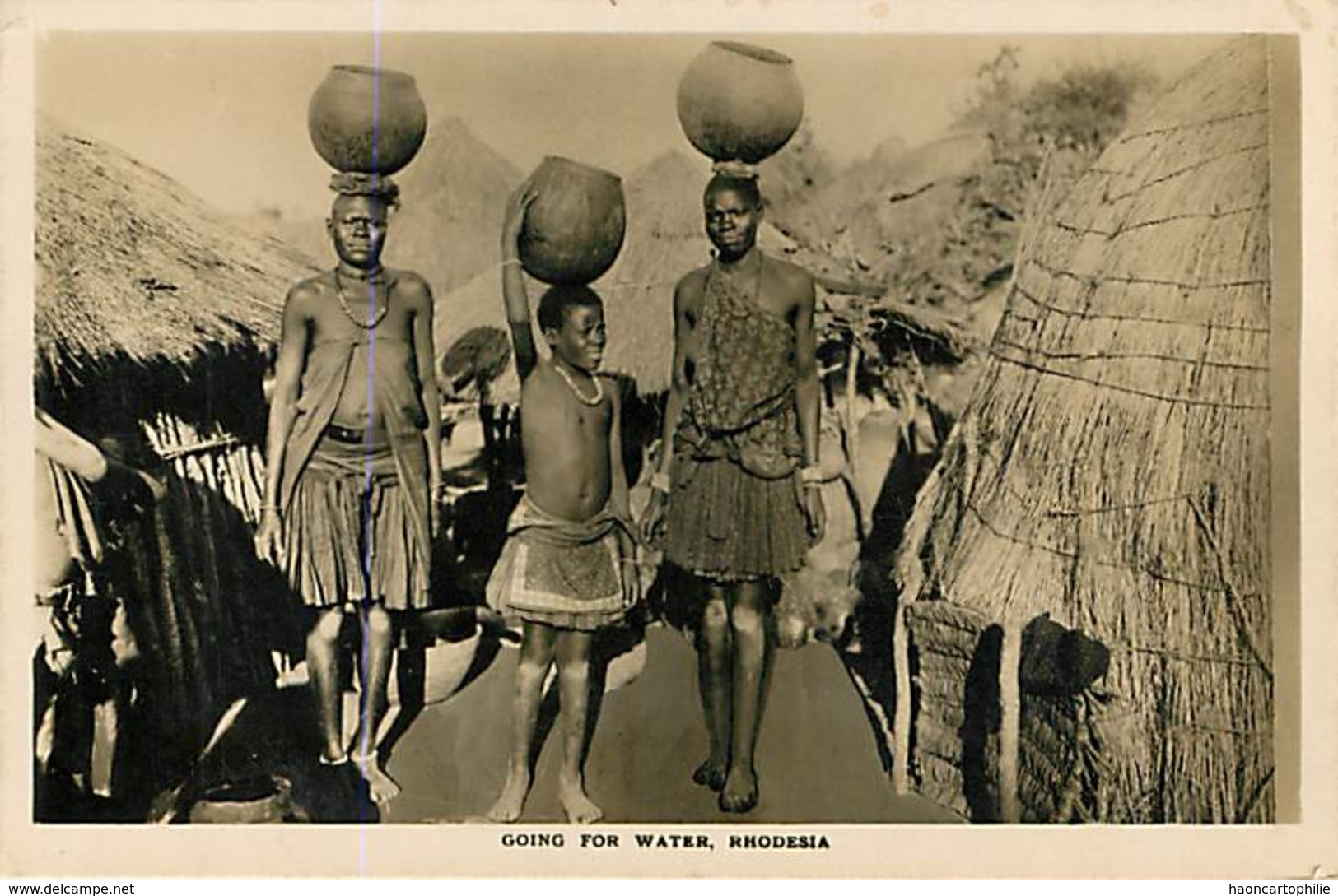 Zambie Rhodesia - Going For Water Rhodesia - Zambia