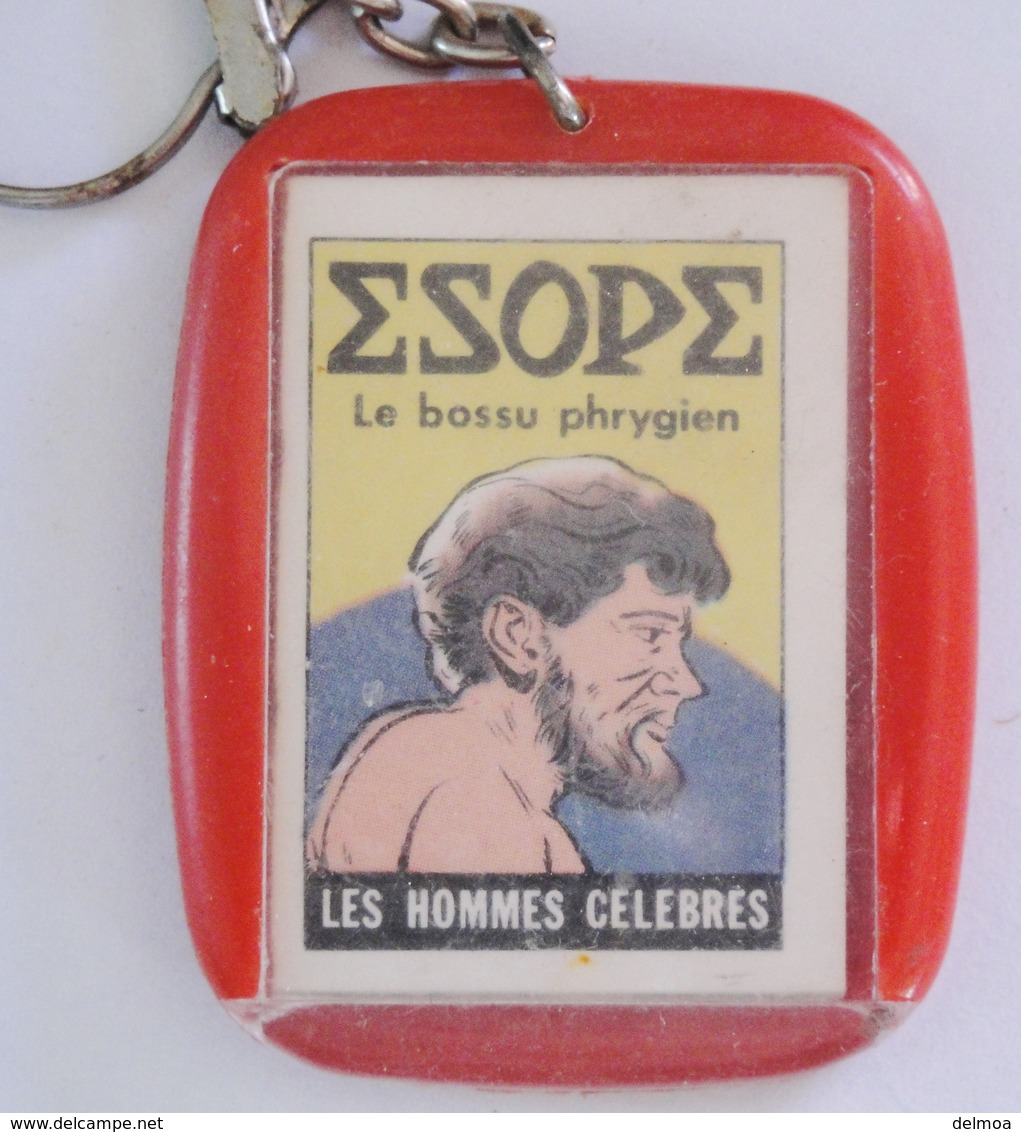 Keychain Mini BD Les Hommes Célèbres Caiffa Mokalux La Maison Du Café Esope - Porte-clefs