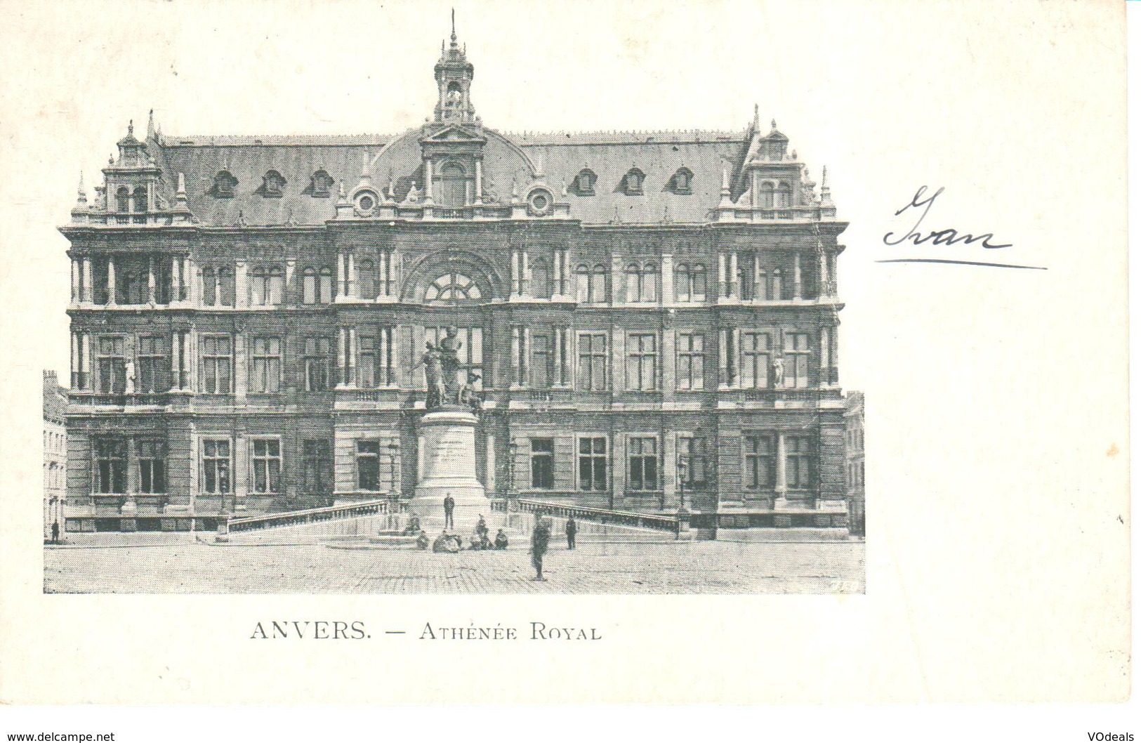 Antwerpen - Anvers - CPA - Athénée Royal - Antwerpen