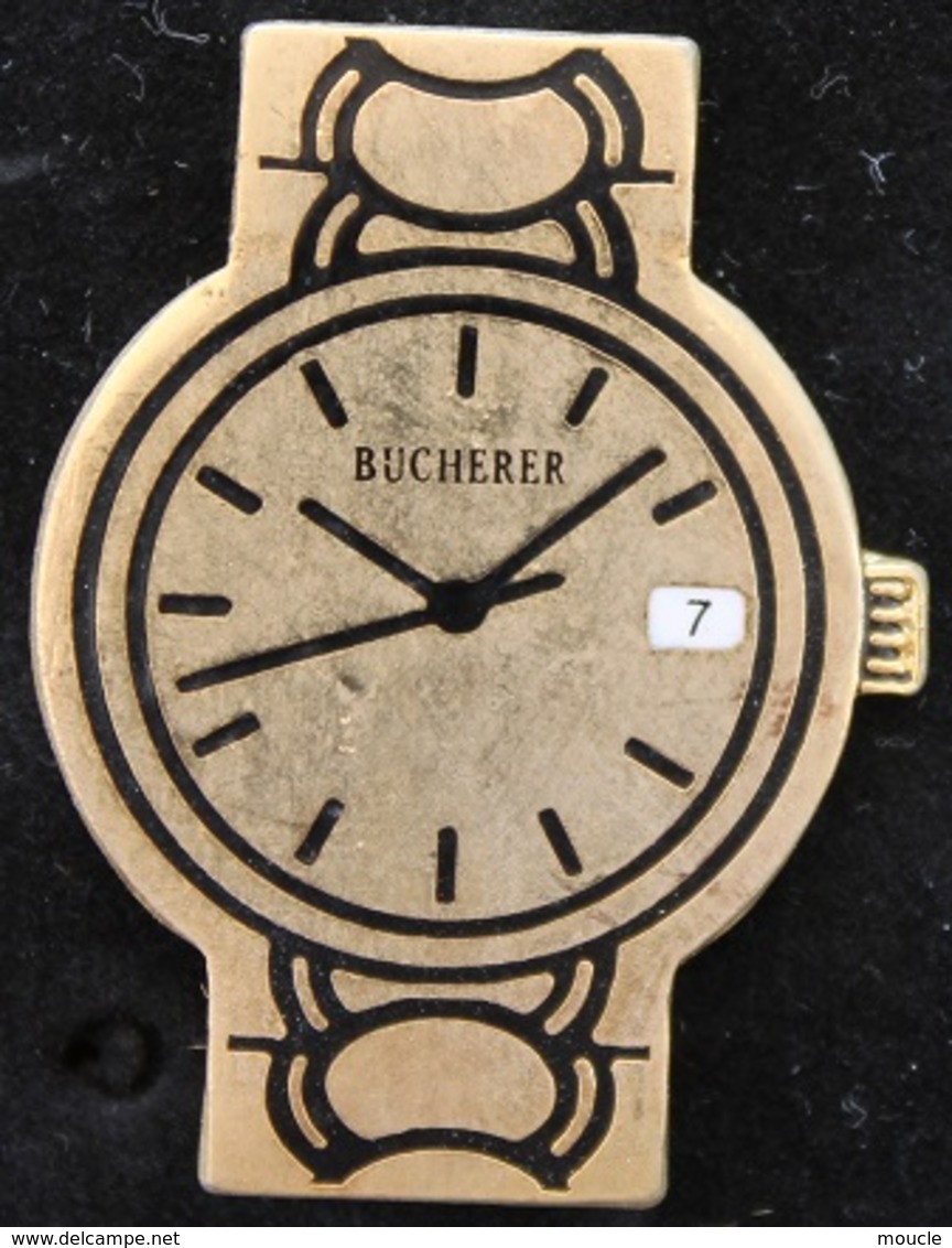 MONTRE BUCHERER - GENEVE - GENEVA  - SUISSE - SWISS  - DATE          (ROSE) - Merken