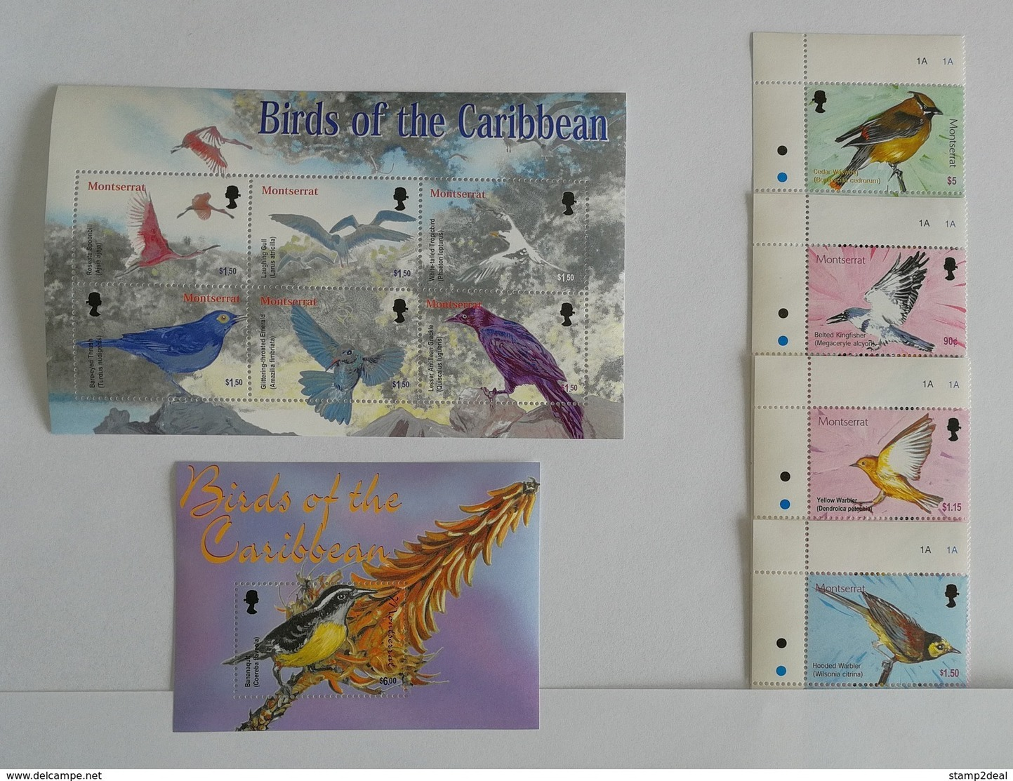 Montserrat 2006** Mi.1219-22.+Klb.1223-28.+Bl.99. Birds Of The Caribbean MNH [15;135] - Autres & Non Classés