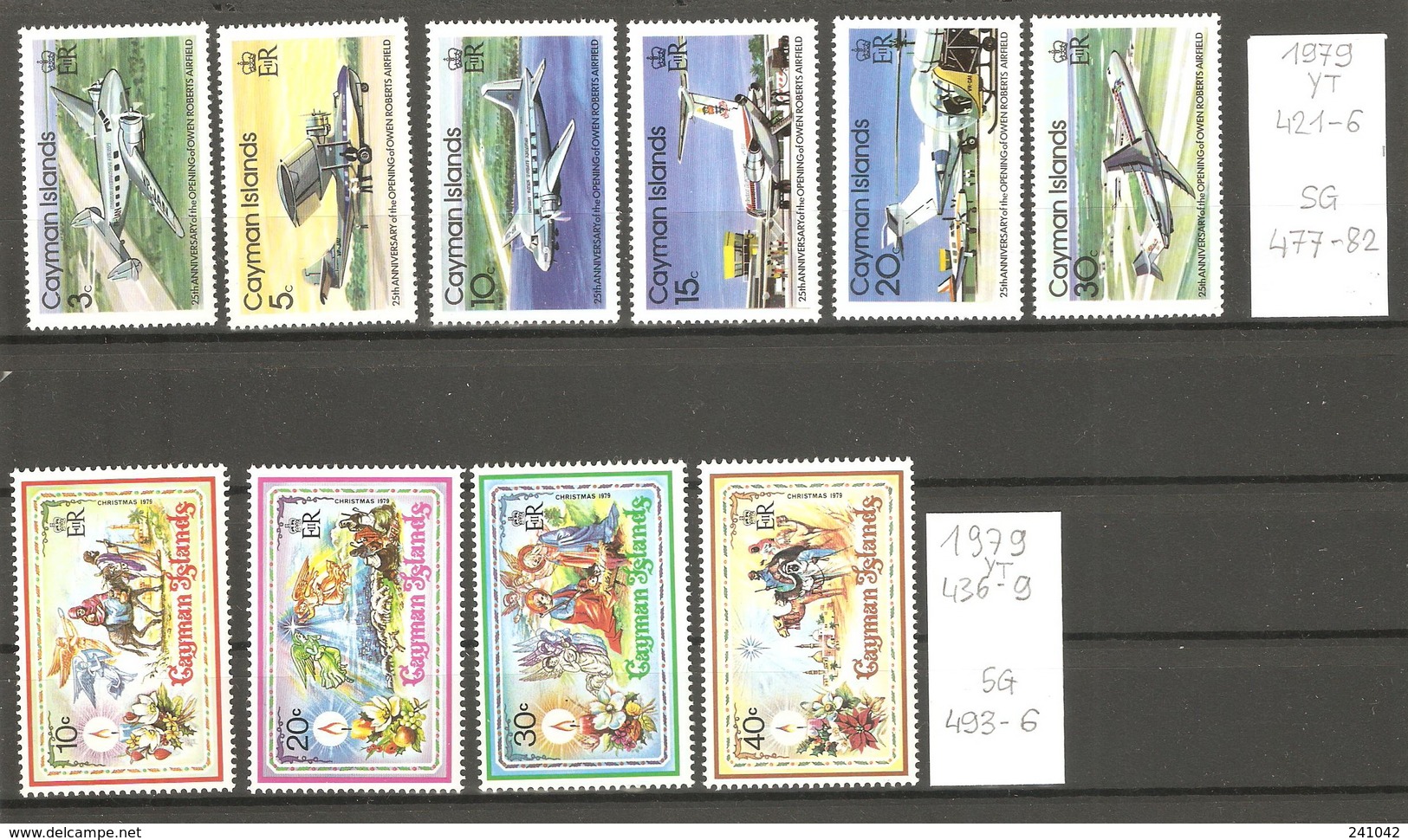 Caimans, Année 1979, Noël, Avions - Iles Caïmans