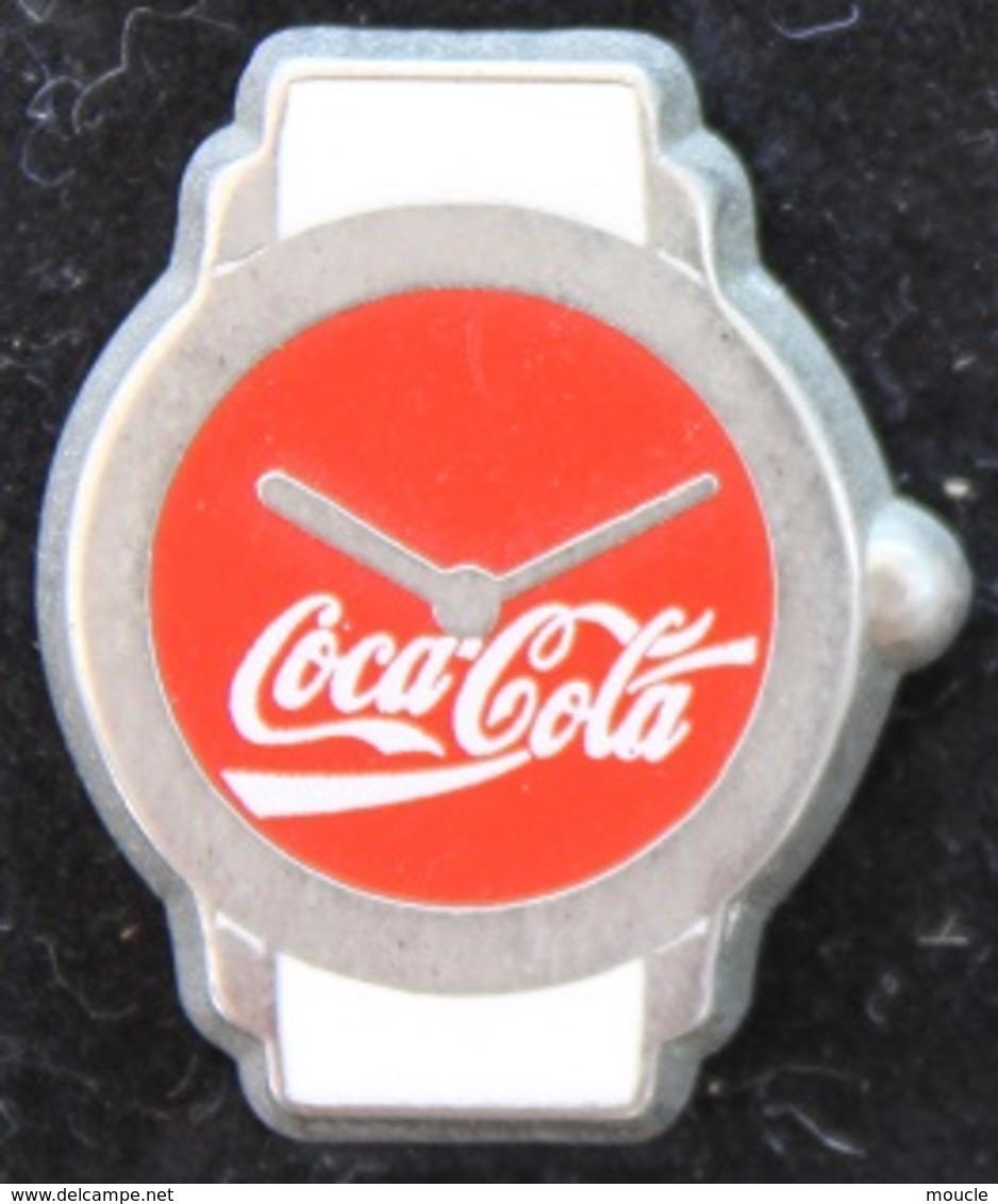 MONTRE COCA-COLA - FOND ROUGE - BRACELET BLANC - MADE IN FRANCE  - (ROSE) - Marques
