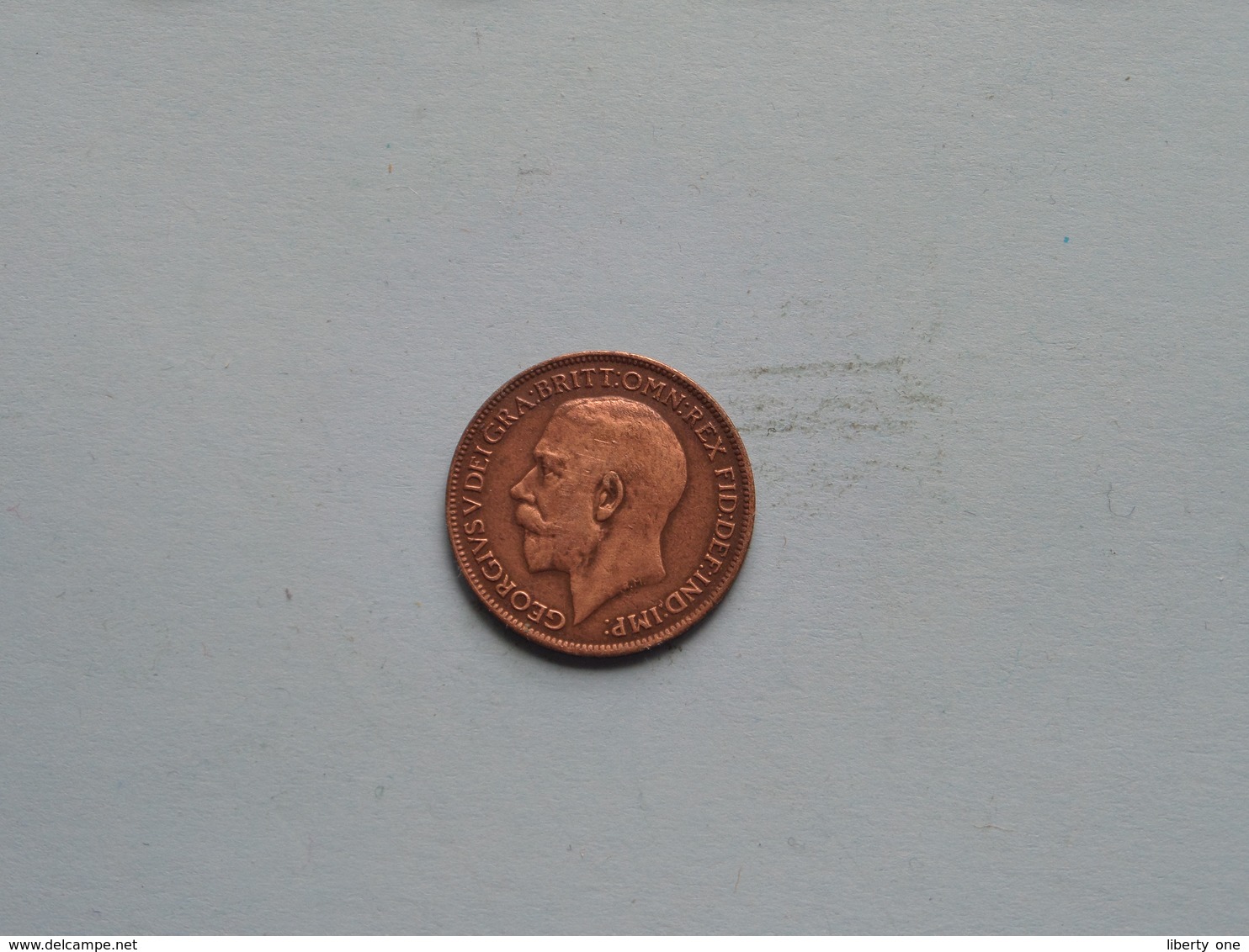 1921 - 1 Farthing / KM 808.2 ( For Grade, Please See Photo ) ! - B. 1 Farthing