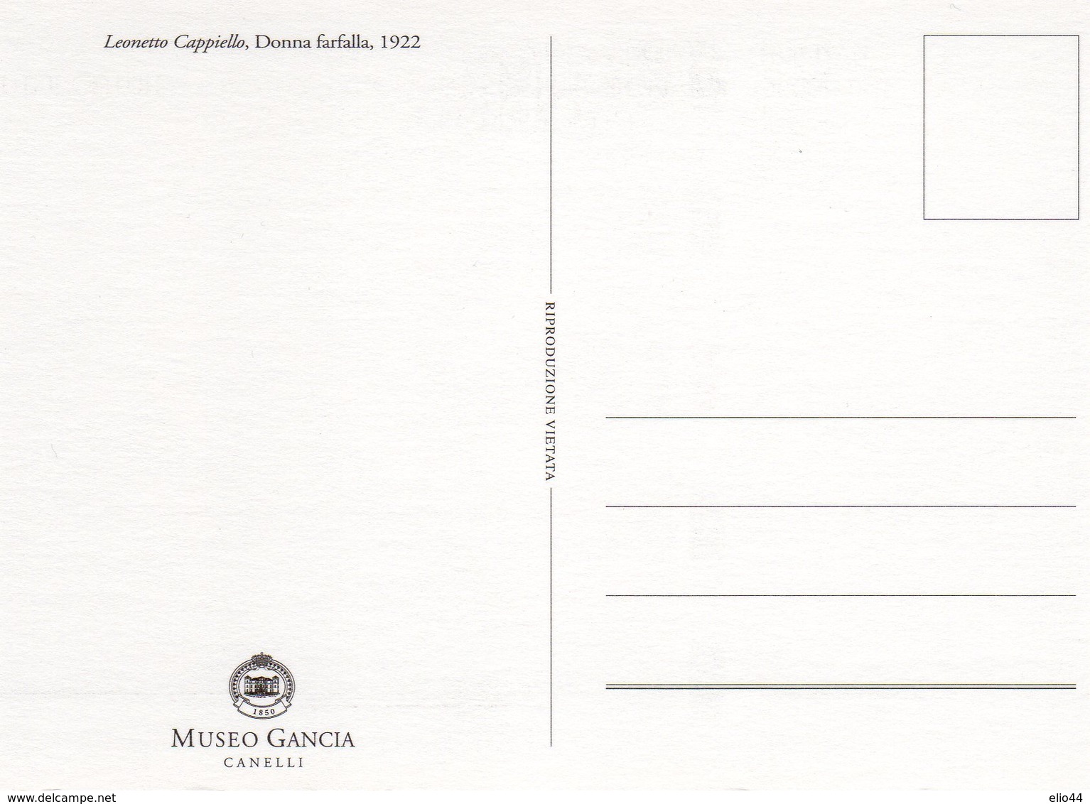 Museo Gancia Canelli - L. Cappiello, Donna Farfalla - - Museum