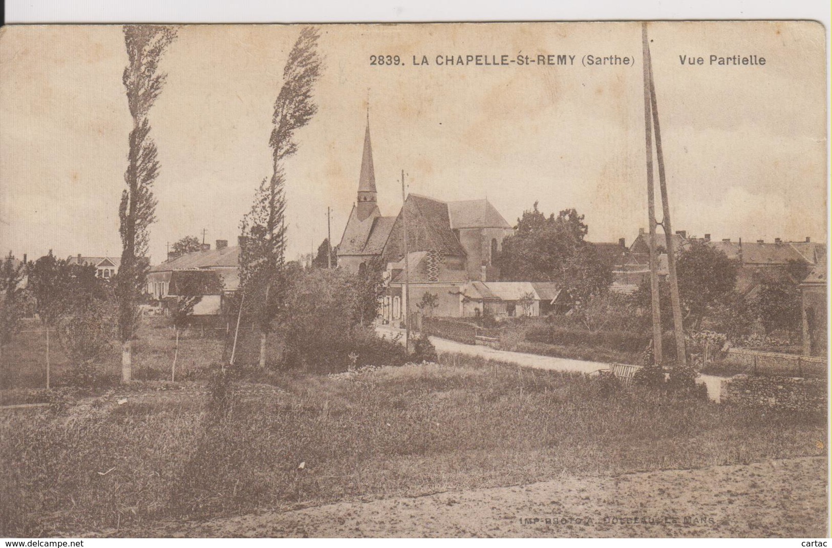 D72 - LA CHAPELLE ST REMY - VUE PARTIELLE - Autres & Non Classés