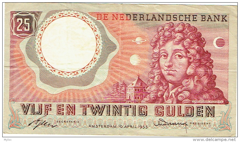 De Nederlandsche Bank. Vijf En Twintig Gulden. 25 Gulden. 10 April 1955. - 25 Gulden