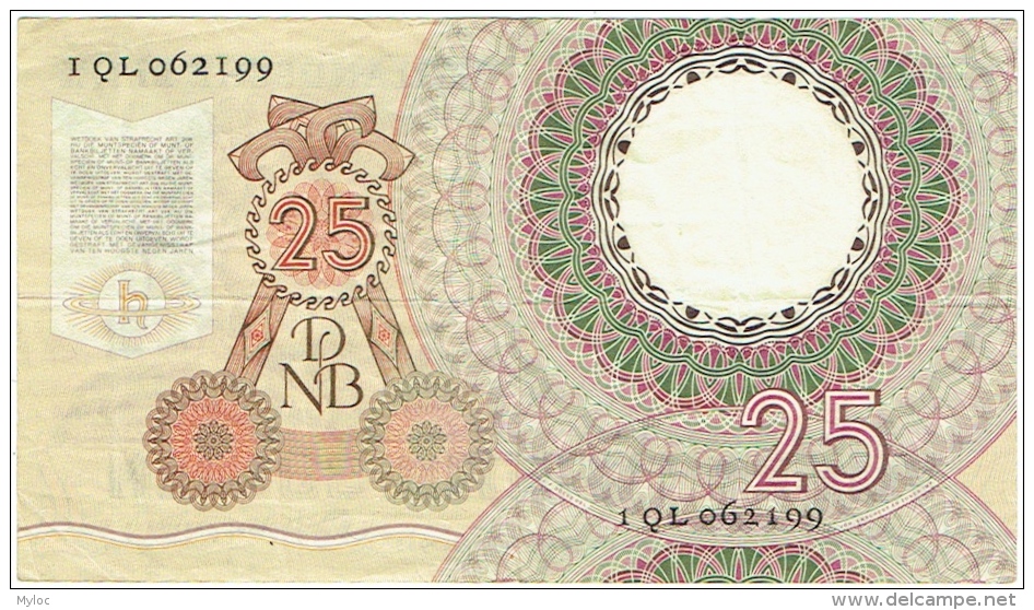 De Nederlandsche Bank. Vijf En Twintig Gulden. 25 Gulden. 10 April 1955. - 25 Gulden