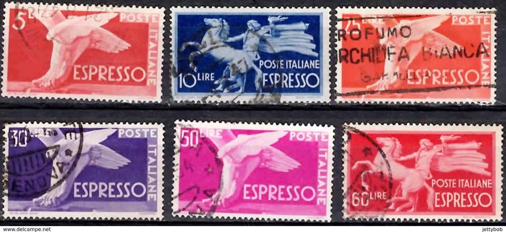 ITALY 1945 EXPRESS 5l,10l, 25l, 30l, 50l, 60l Used - Poste Exprèsse