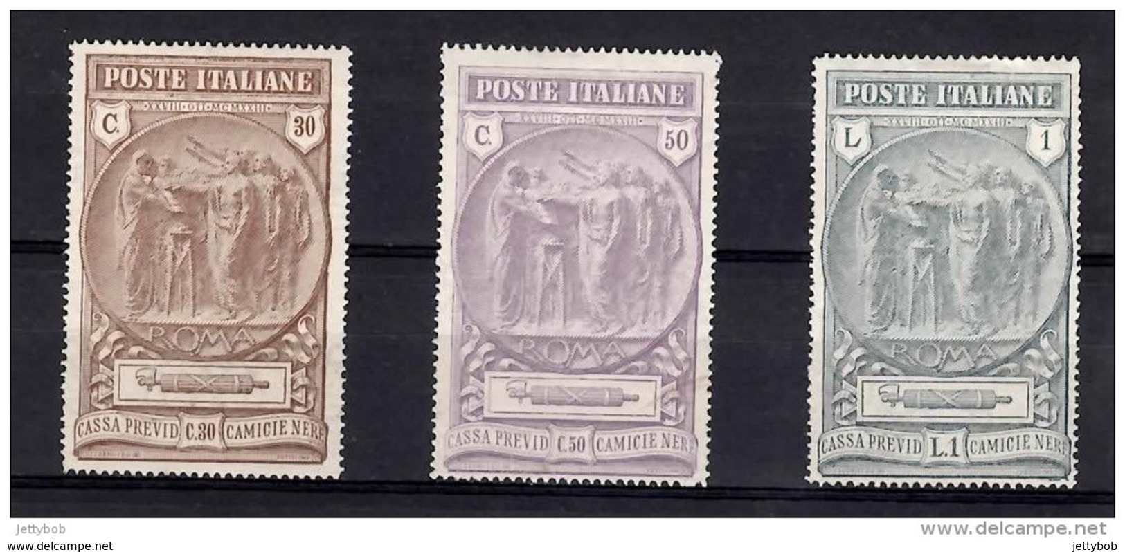 ITALY Red Cross (1915/6) Issue 3 Values (No Surcharge) Mounted Mint - Nuovi