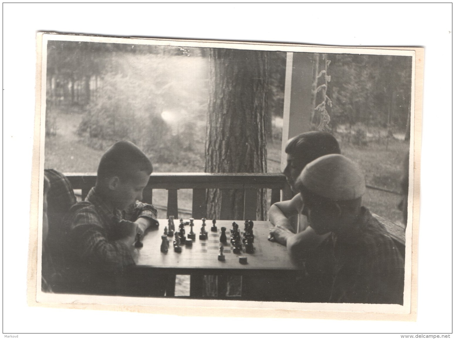 00701 Soviet Russia  Children Chess Play - Sport