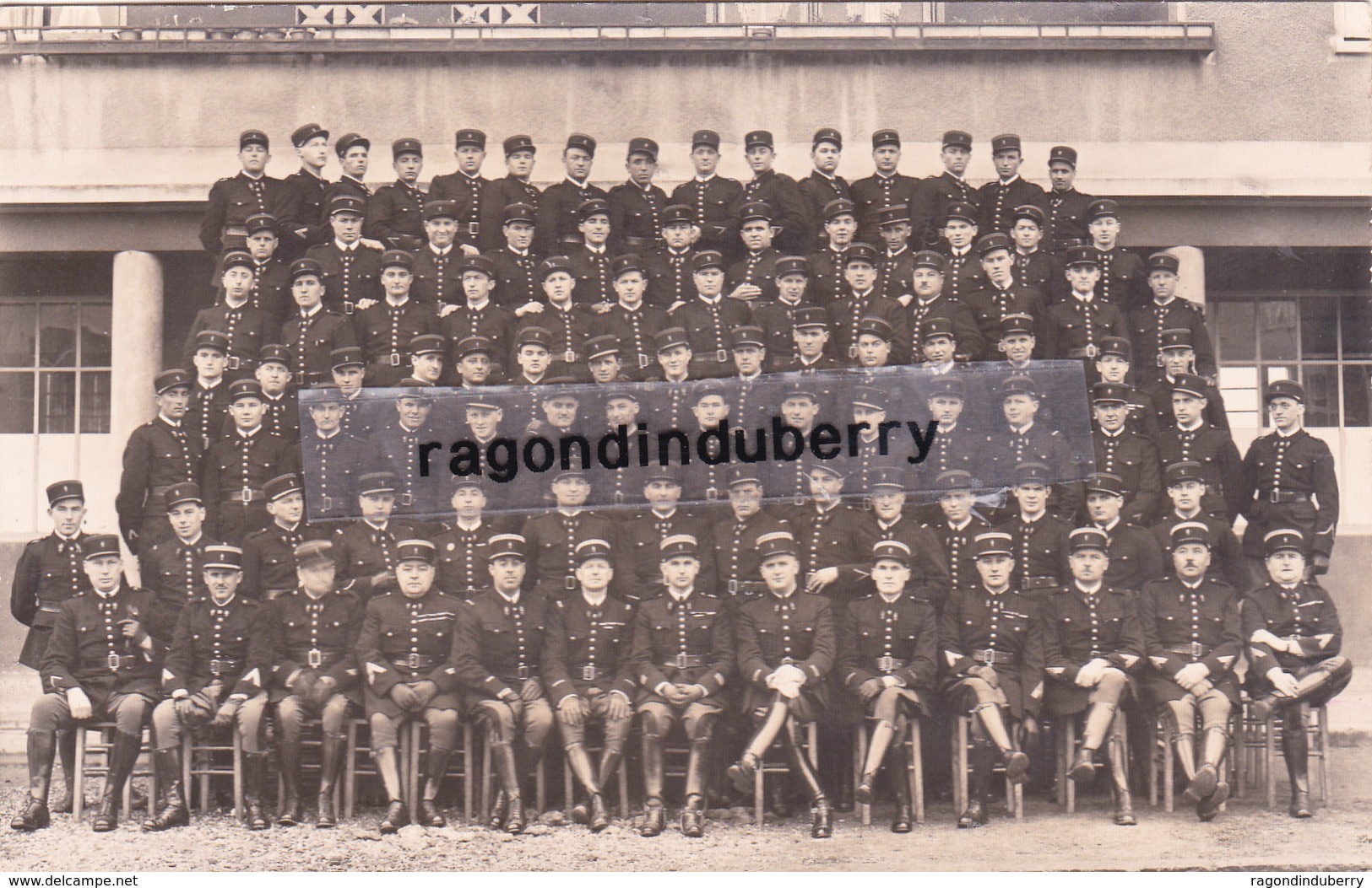 CPA PHOTO - 92- LE PLESSIS-ROBINSON - 15ème Cie De La GENDARMERIE MOBILE Rue Des Sorbiers Au PLESSIS-ROBINSON - RARE - - Polizia – Gendarmeria