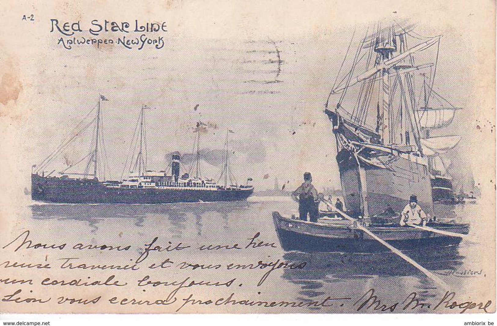 Antwerpen - New-York; Red Star Line - Antwerpen