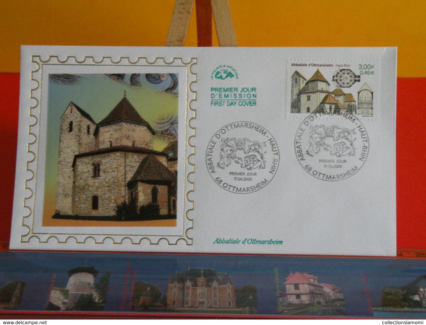 FDC> Abbaye D'Ottmarsheim > 17.6.2000 (68) Ottmarsheim > 1er Jour Coté 3,50€ - 2000-2009