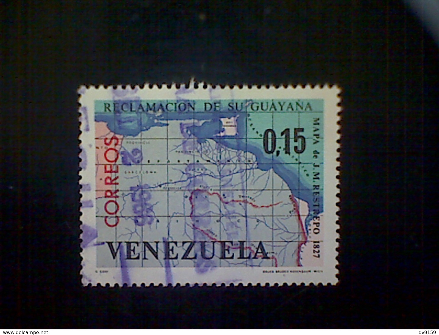 Venezuela, Scott #887, Used (o), 1965, Map Of 1829 Venezuela By Restrepo, 15cts - Venezuela