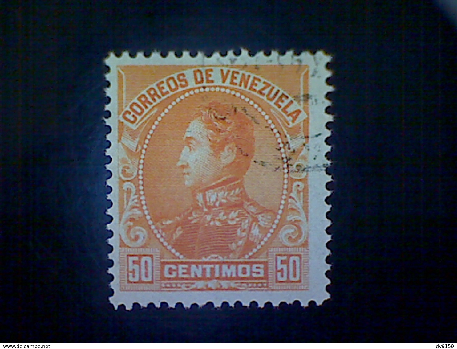 Venezuela, Scott #146, Used (o), 1901, Simon Bolivar In Left Profile, 50cts, Orange - Venezuela