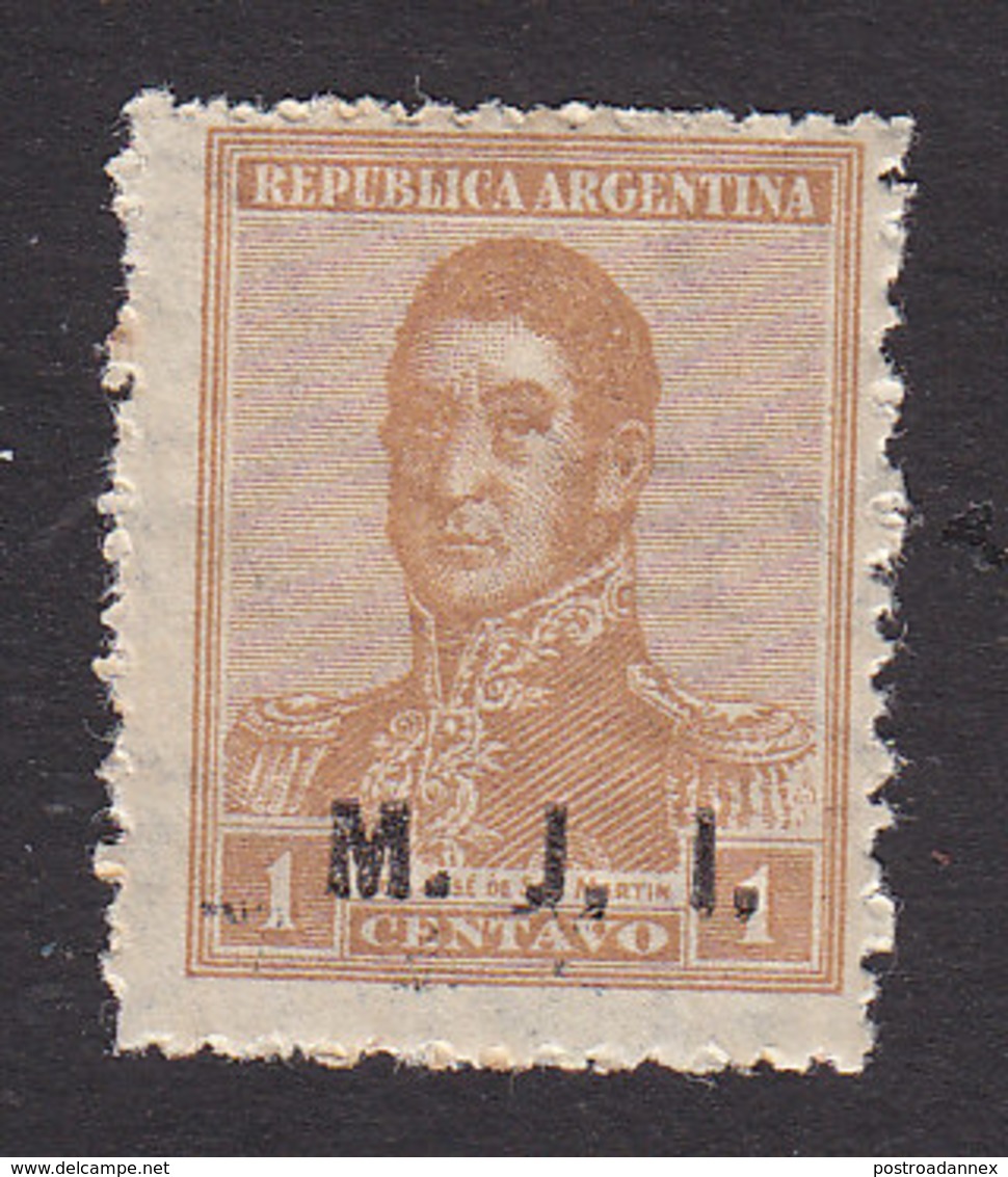 Argentina, Scott #OD206, Mint Hinged, Regular Issues Overprinted, Issued 1922 - Service