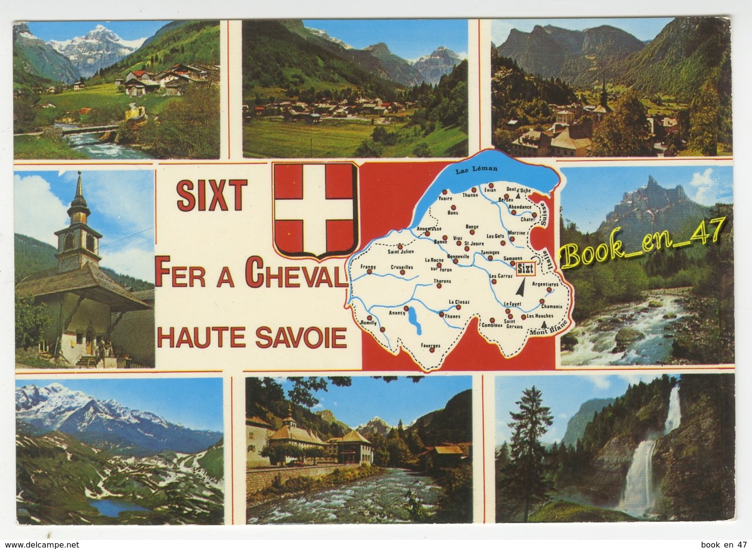 {77515} 74 Haute Savoie Sixt Et Le Cirque Du Fer à Cheval , Plan Carte Et  Multivues ; Vues Diverses - Cartes Géographiques
