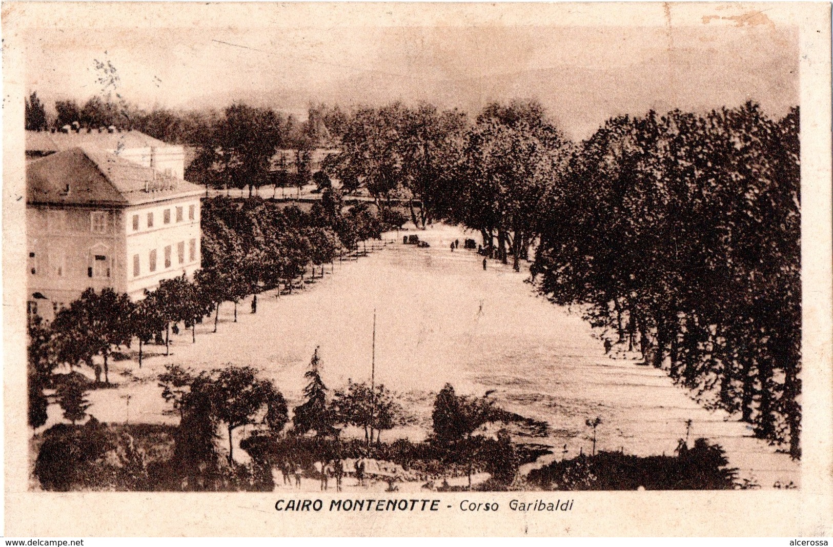 V33  CAIRO MONTENOTTE  - SAVONA  -  FP  VIAGGIATA 31.7.1924 - Savona