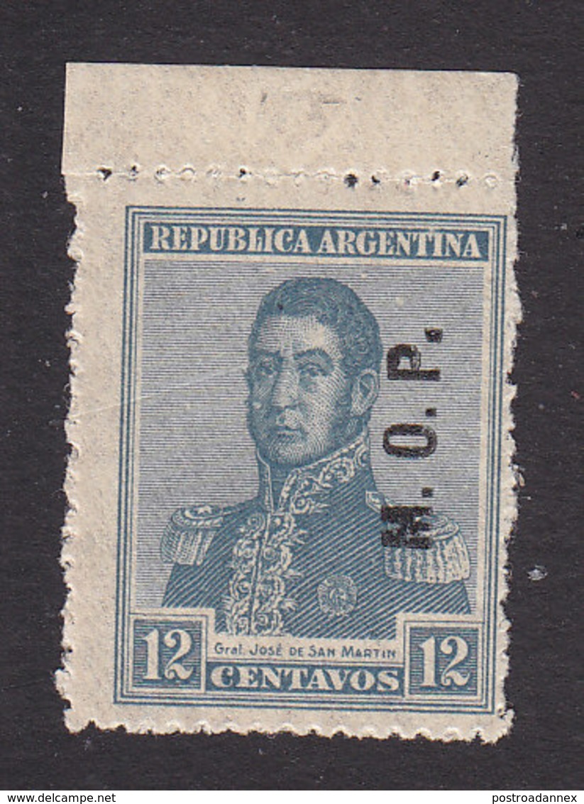 Argentina, Scott #OD290, Mint Hinged, Regular Issues Overprinted, Issued 1920 - Officials