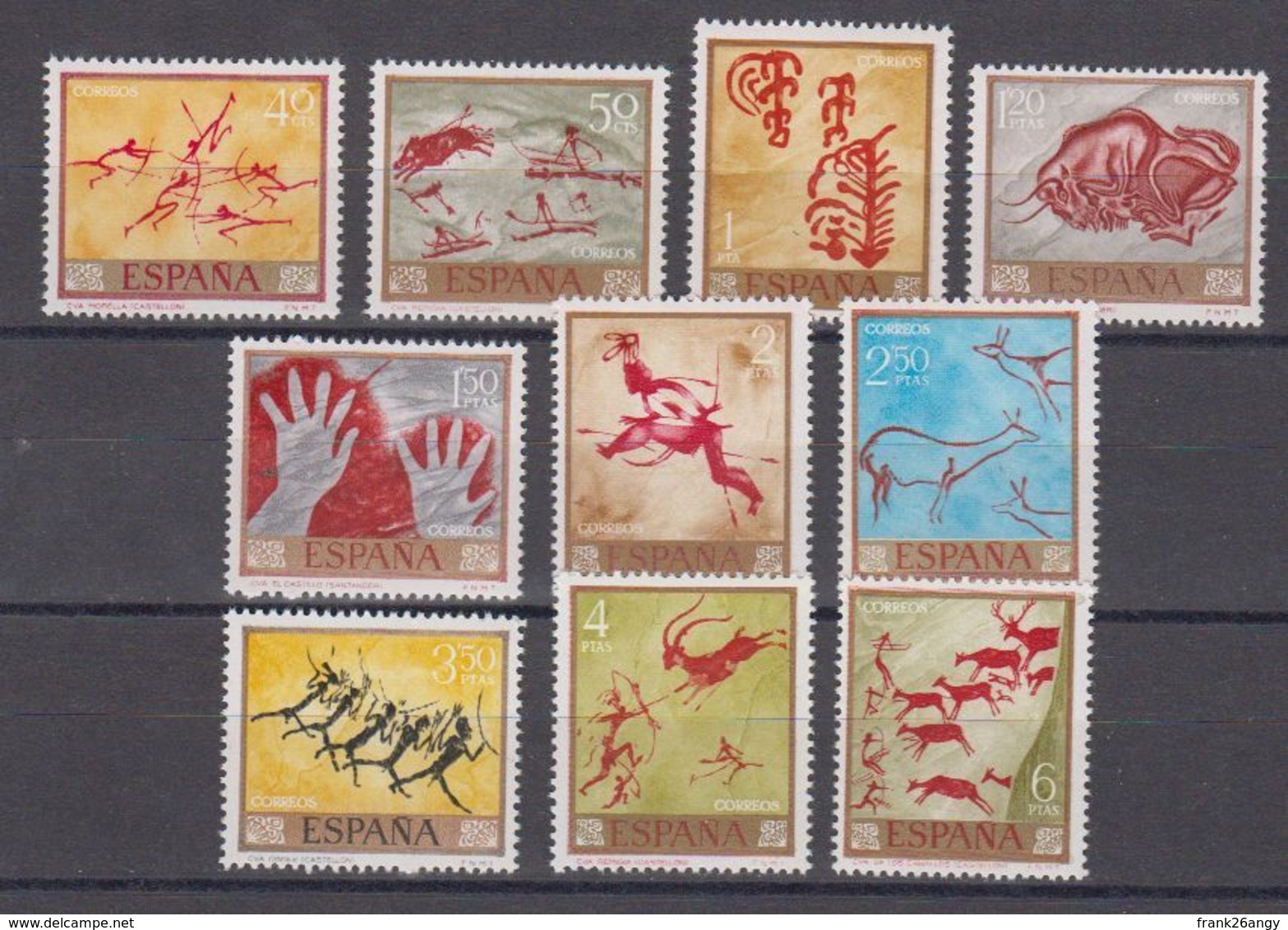 SPAGNA 1967, Rock Paintings   Mi. 1665/74 - Yv. 1432/41 - Serie Cpl. 10v. Nuovi** Perfetti - Nuovi