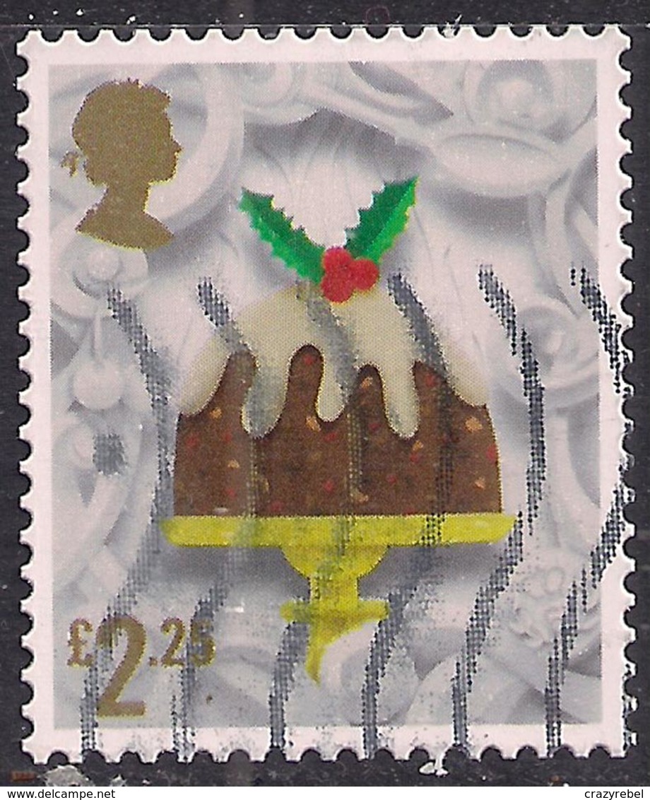 GB 2016 QE2 £2.25p Stamp Christmas 'Christmas Pudding'  Used Stamp   ( D1108 ) - Usati