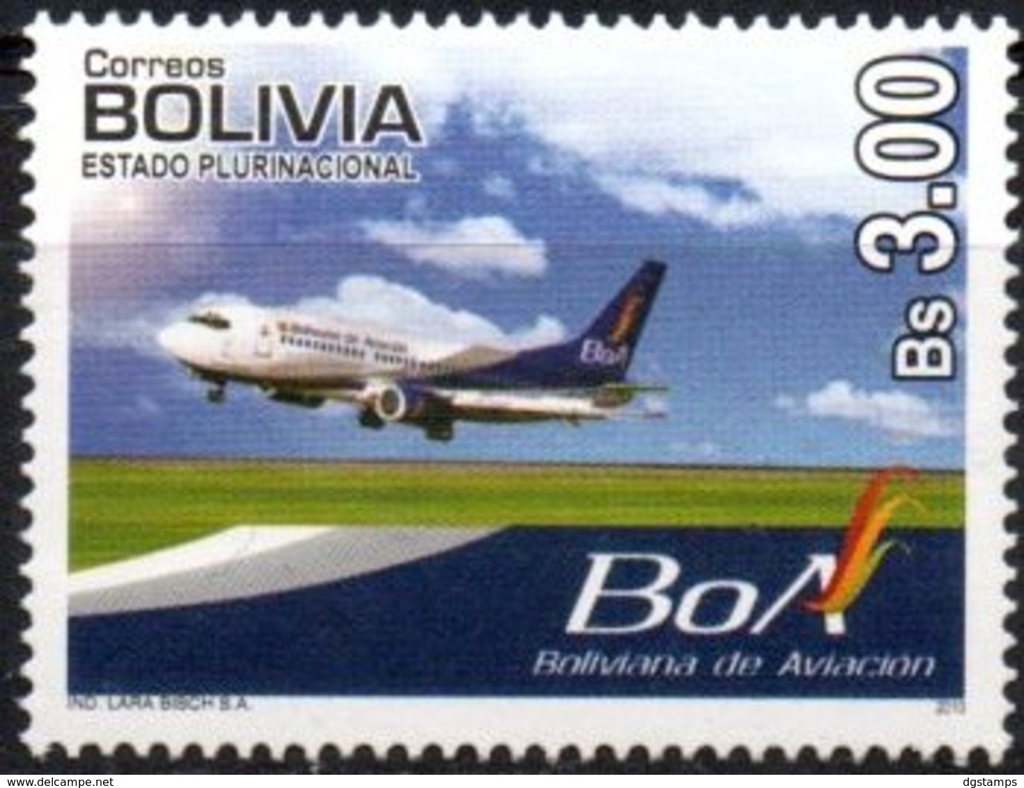 Bolivia 2011 ** CEFIBOL 2104. Aniversario Boliviana De Aviacion (BoA). - Bolivia