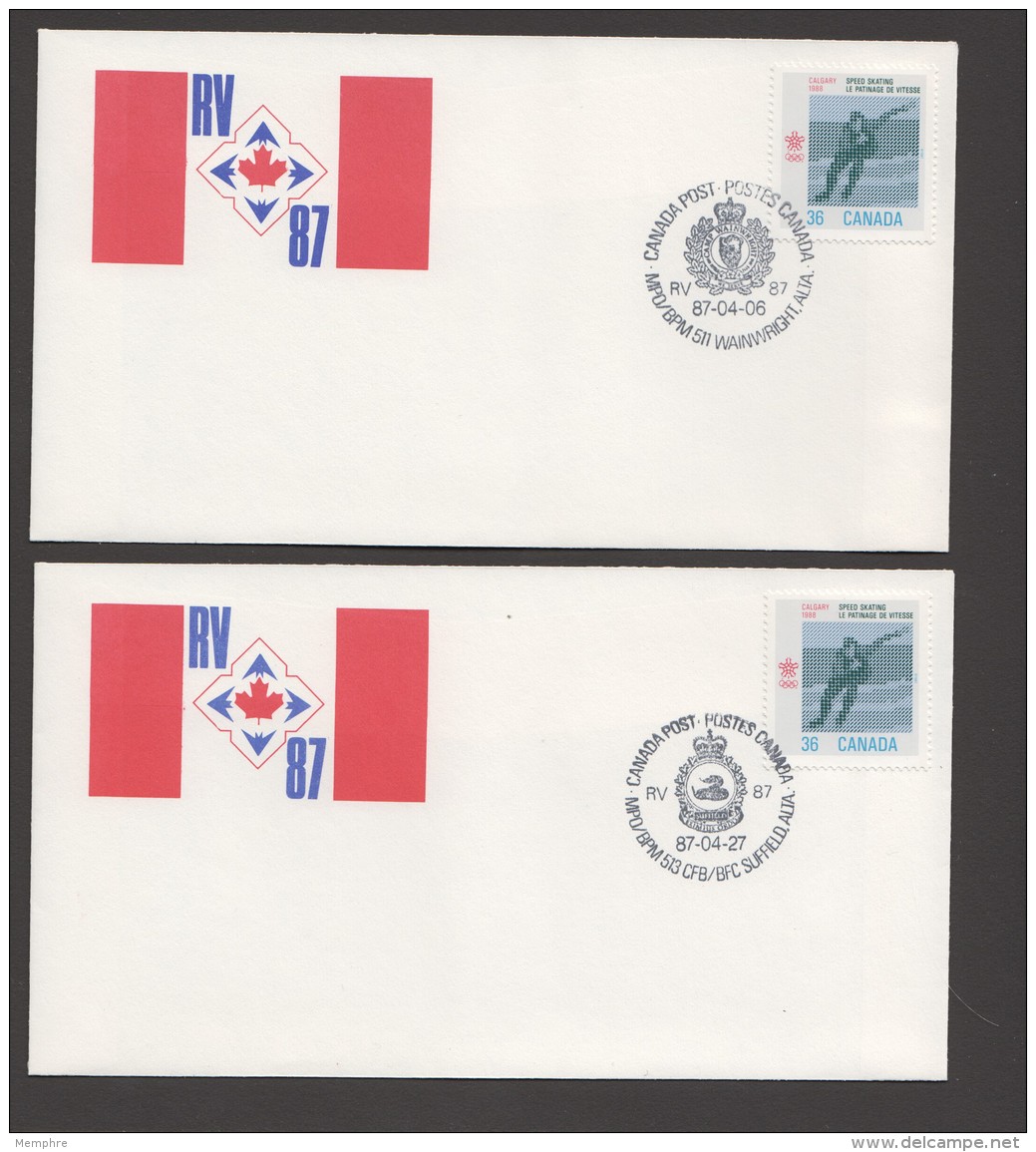 MILITARY -  Canadian Forces  1987 Rendez-Vous  - MPO Cancel - - Enveloppes Commémoratives