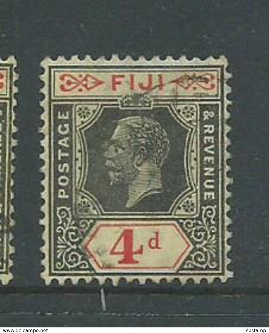 Fiji 1922 - 27 KGV 4d Die II FU - Fiji (...-1970)