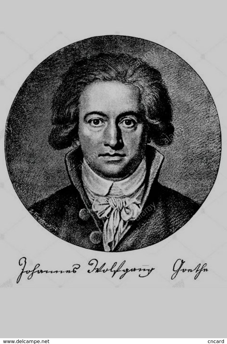 [T31-083 ] Johann Wolfgang Von Goethe Poet Novelist Playwright Natural Philosopher,  Pre-stamped Card, Postal Stationery - Writers