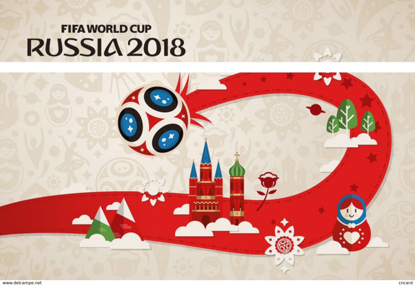 [T31-096 ] 2018 Russia FIFA World Cup Soccer Football ,  Pre-stamped Card, Postal Stationery - 2018 – Rusia