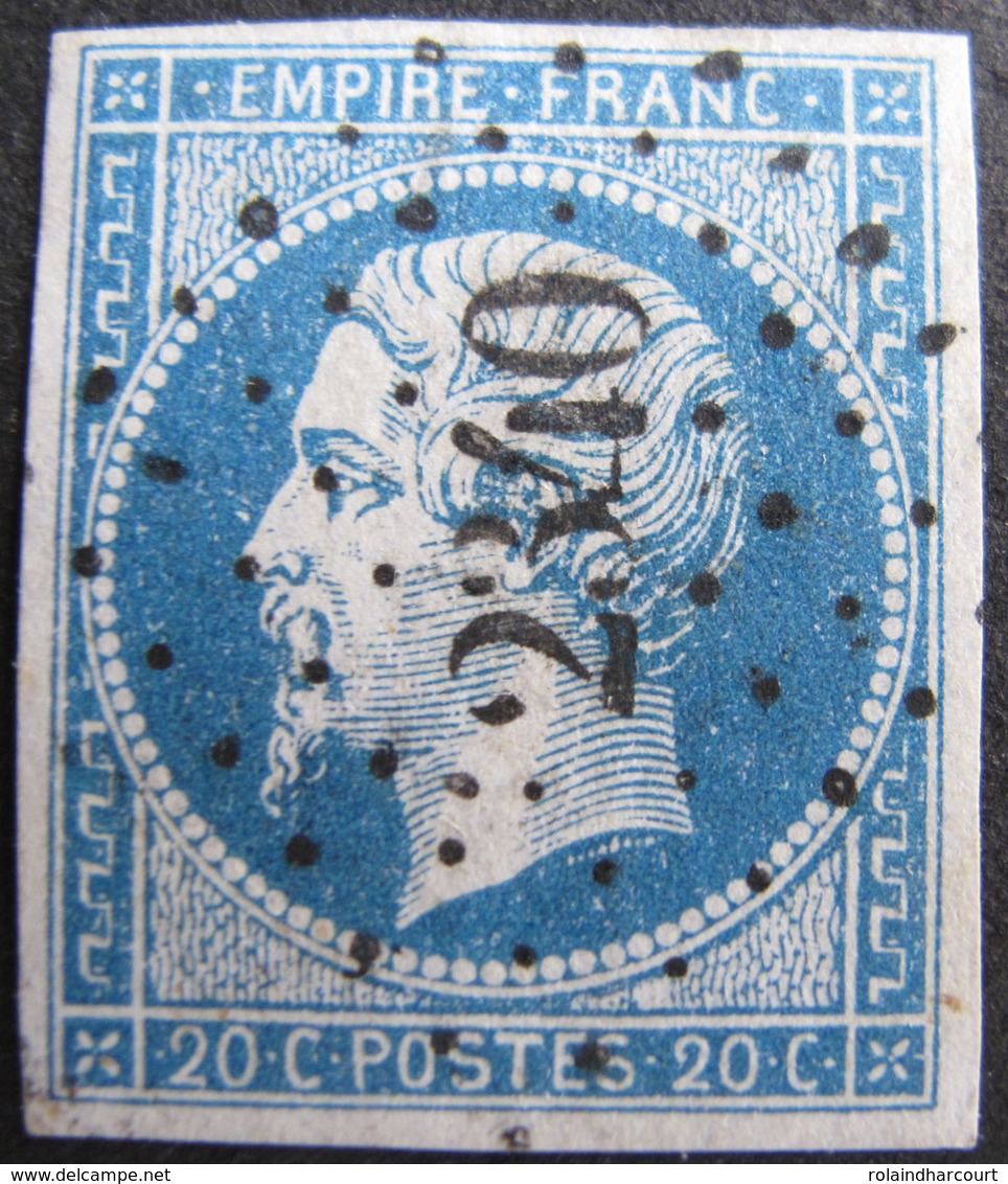 LOT R1752/200 - NAPOLEON III N°14A - LUXE - SUPERBE PC 2340 : ORLEANS (LOIRET) - 1853-1860 Napoleon III