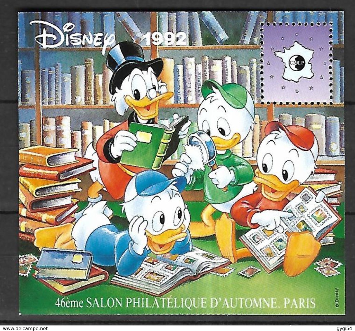 CNEP  Disney  Bloc Feuillet  1992 - CNEP