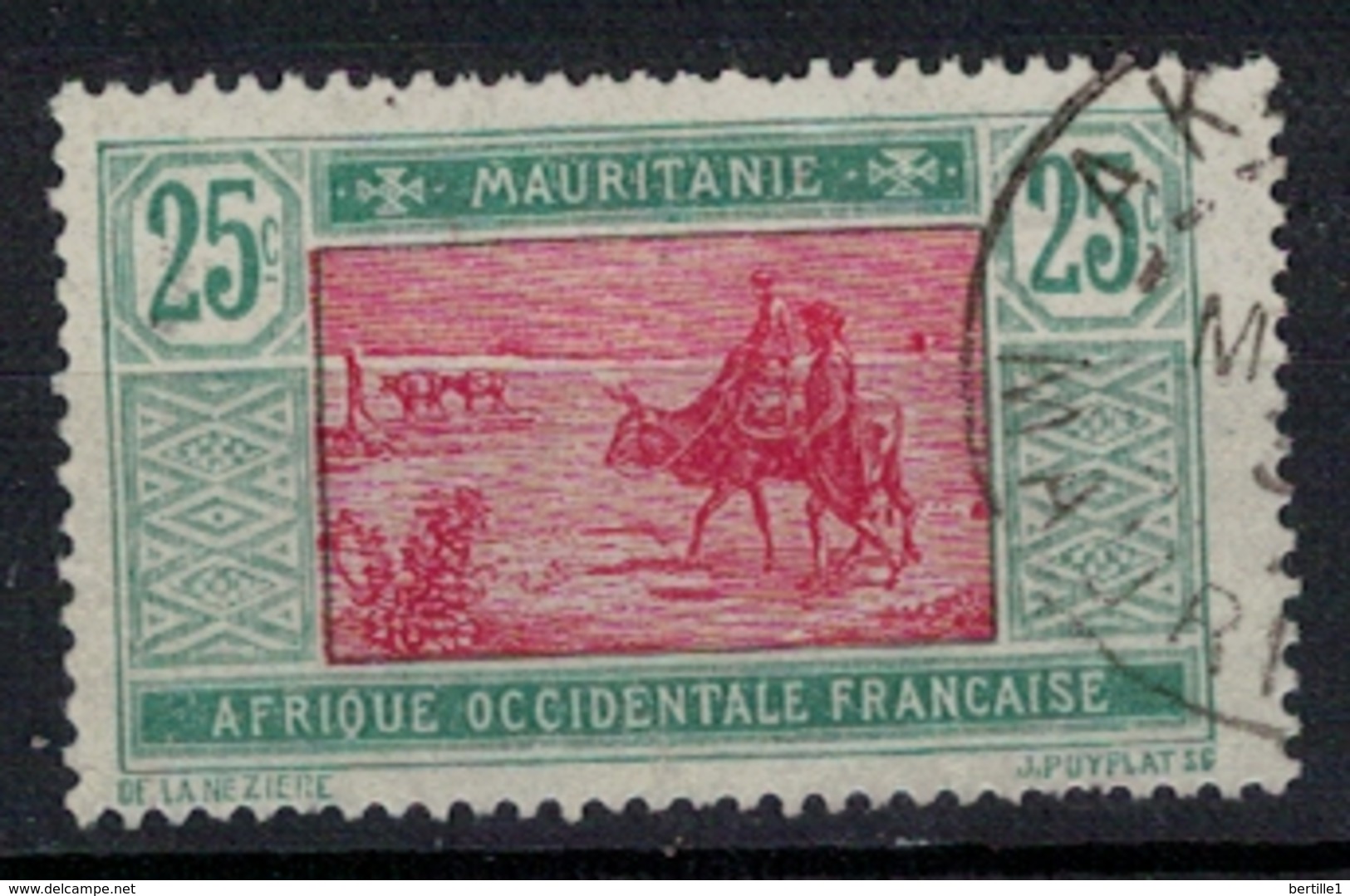 MAURITANIE          N°  YVERT  42  ( 1 )    OBLITERE       ( O   3/12 ) - Used Stamps